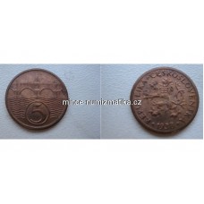 5h 1938 první republika 5 haléř RL